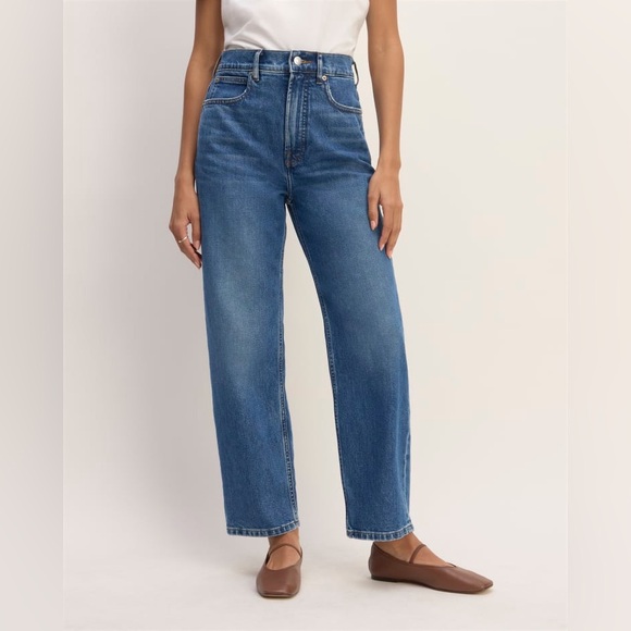 EVERLANE The Way-High® Jean Mid Indigo - Picture 7 of 10